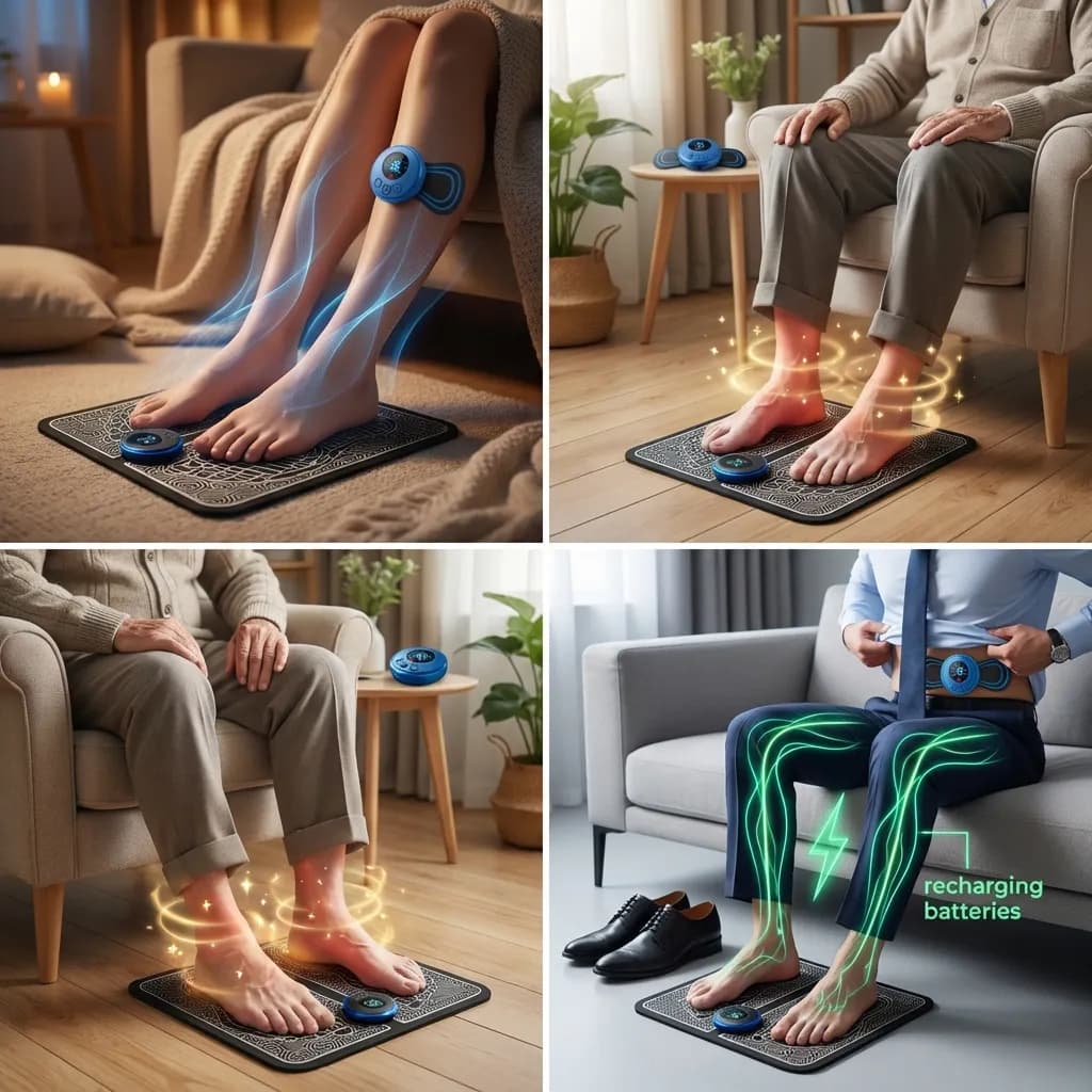 Alivia la tensión de tus pies cansados.